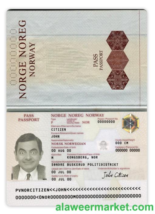 Norway passport version 2